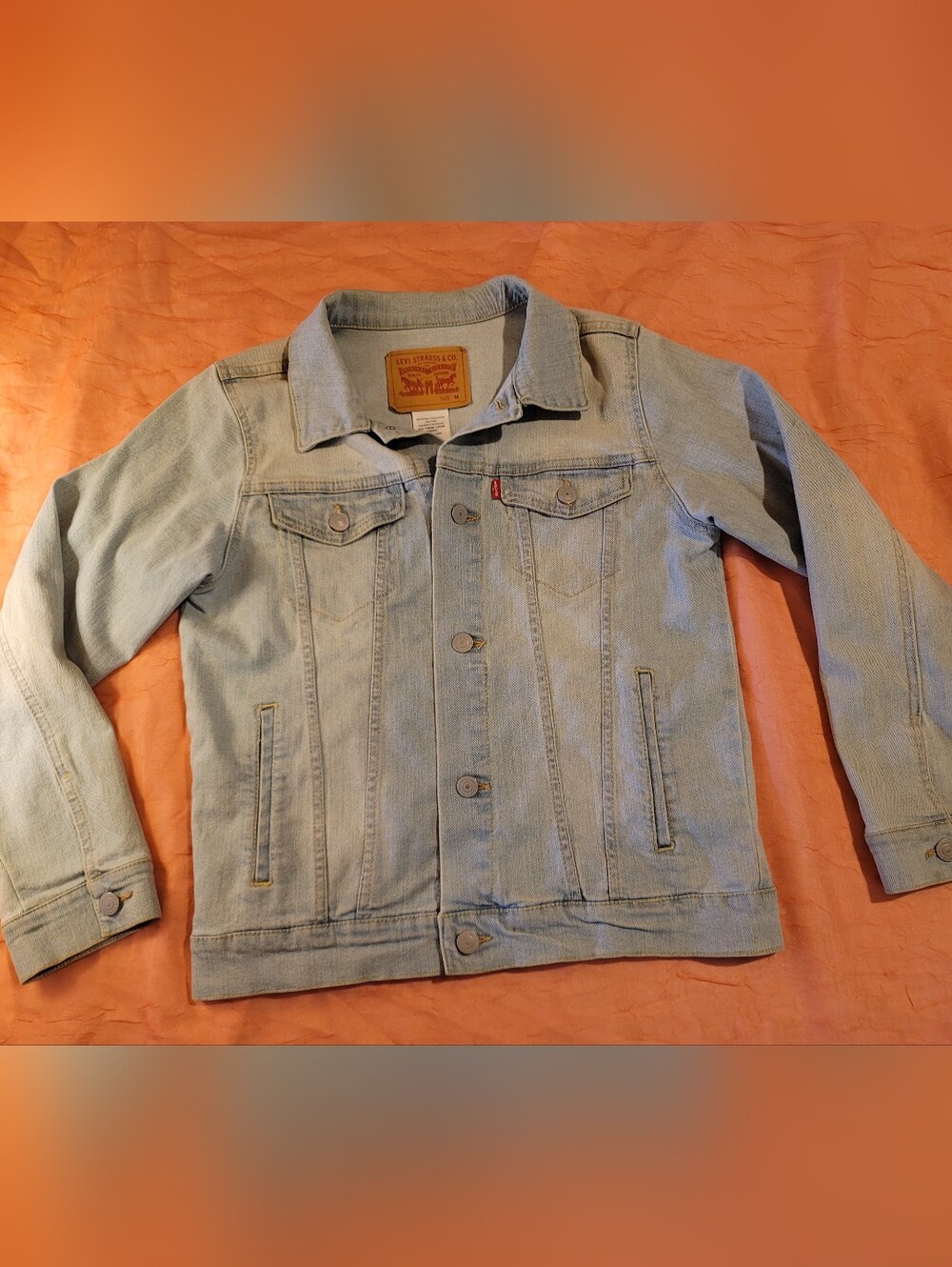 Levi's Light Blue Kids Denim  Trucker Jacket